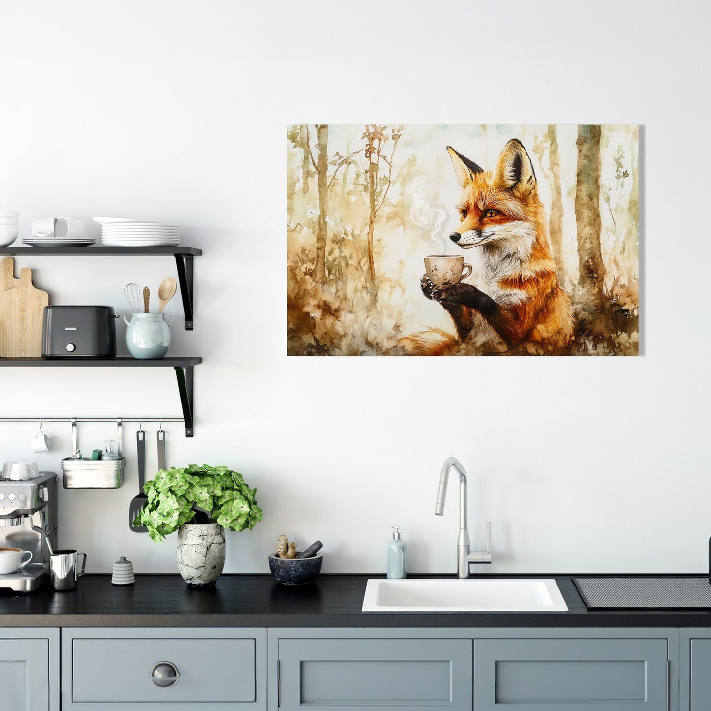 Fox's Morning Brew Canvas