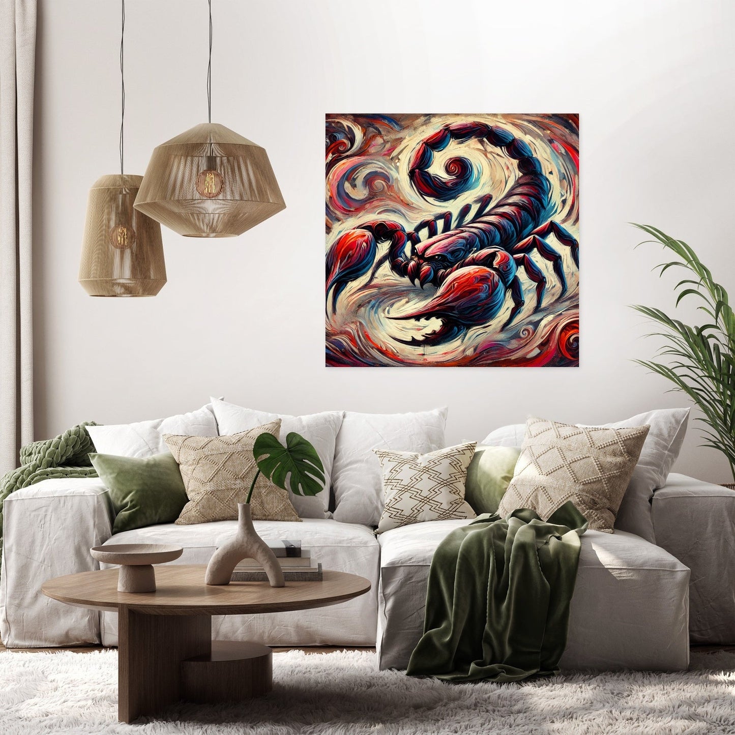 Furious Scorpion Canvas