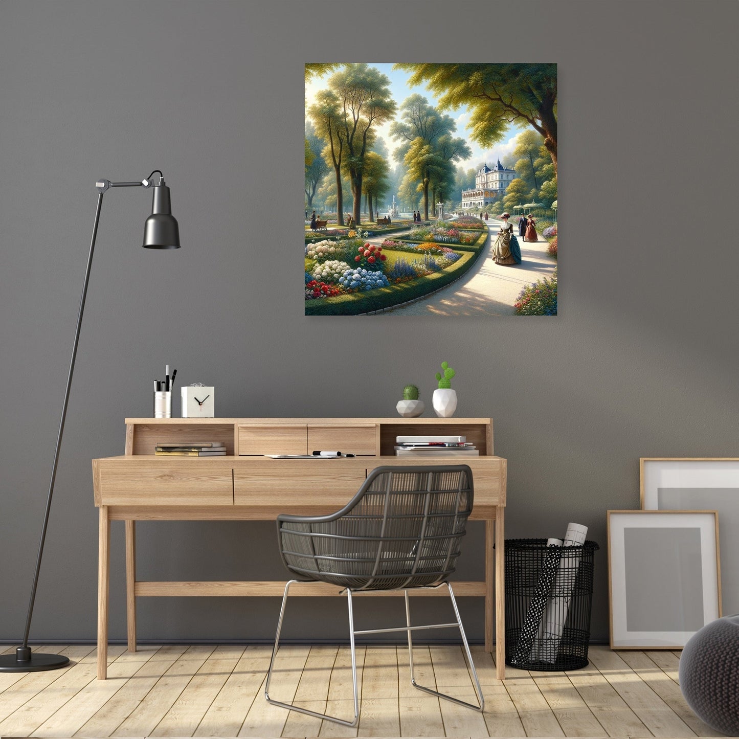 Springtime in Tivoli Park Canvas