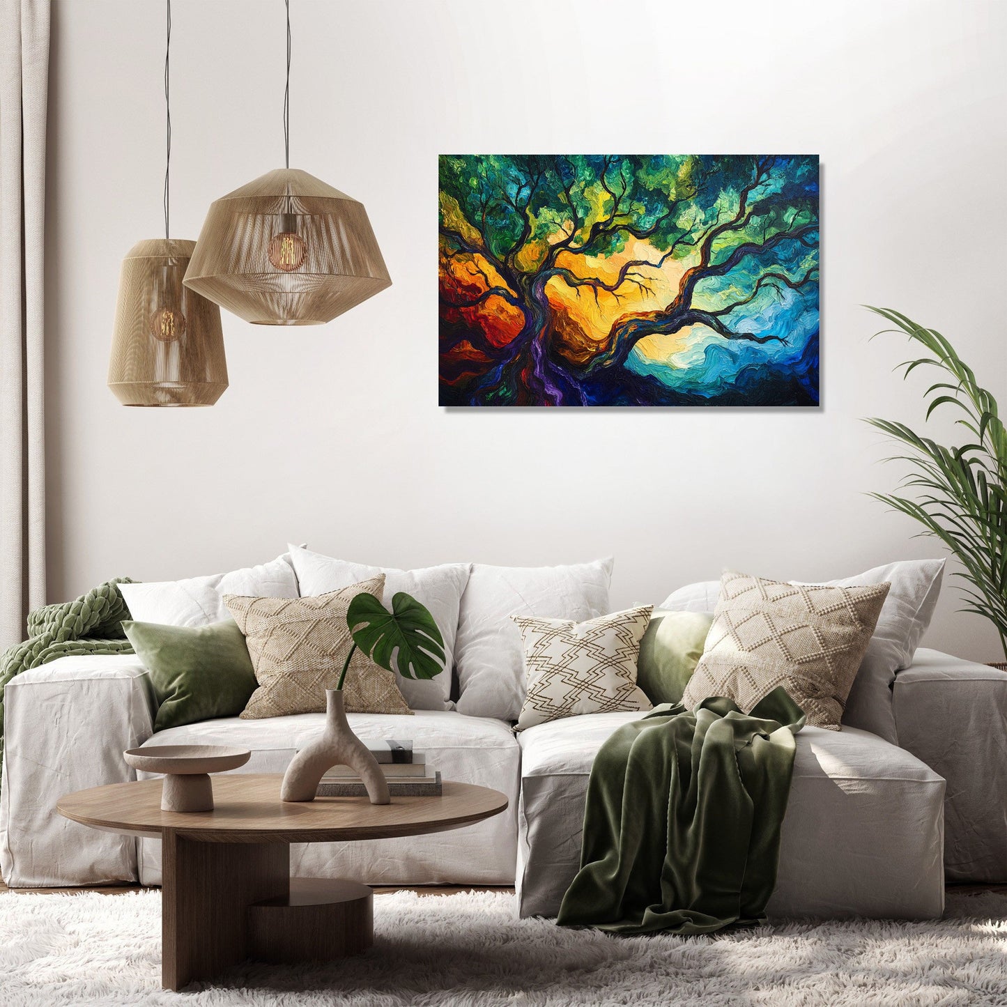Pulsating Forest Canvas