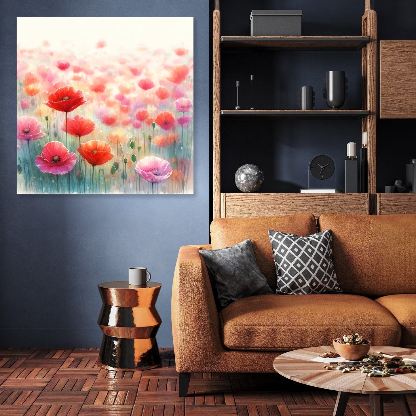 Vibrant Poppies Canvas