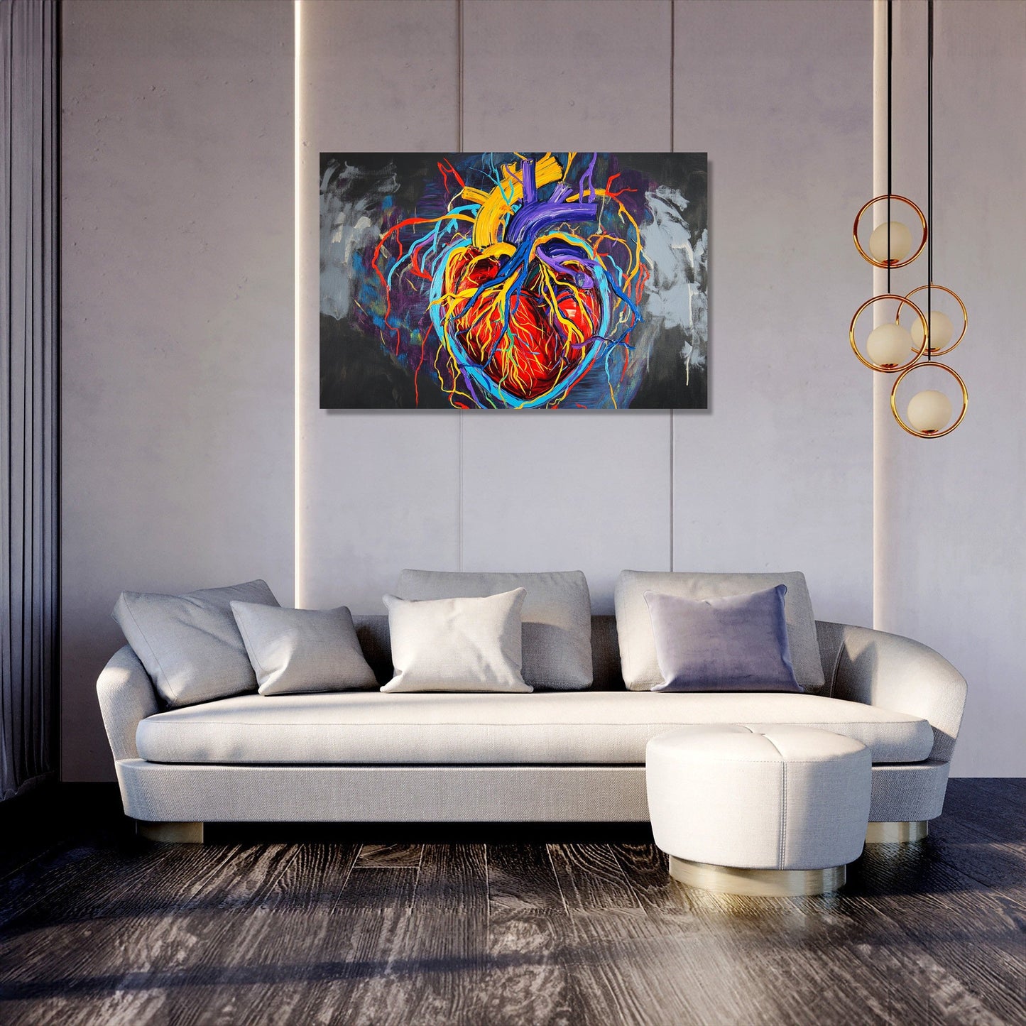 Pulsating Heartbeat Canvas