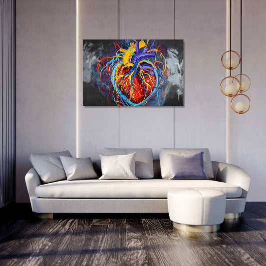Pulsating Heartbeat Canvas