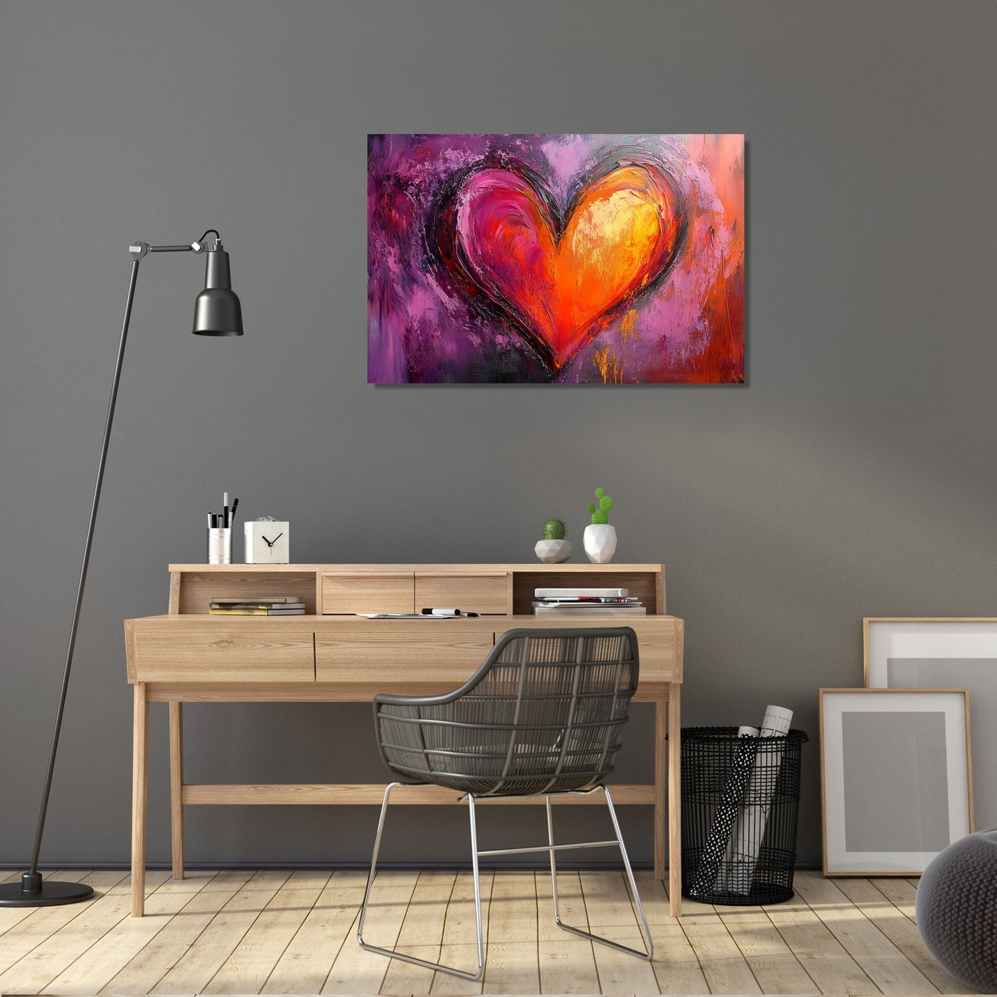 Passionate Heart Canvas