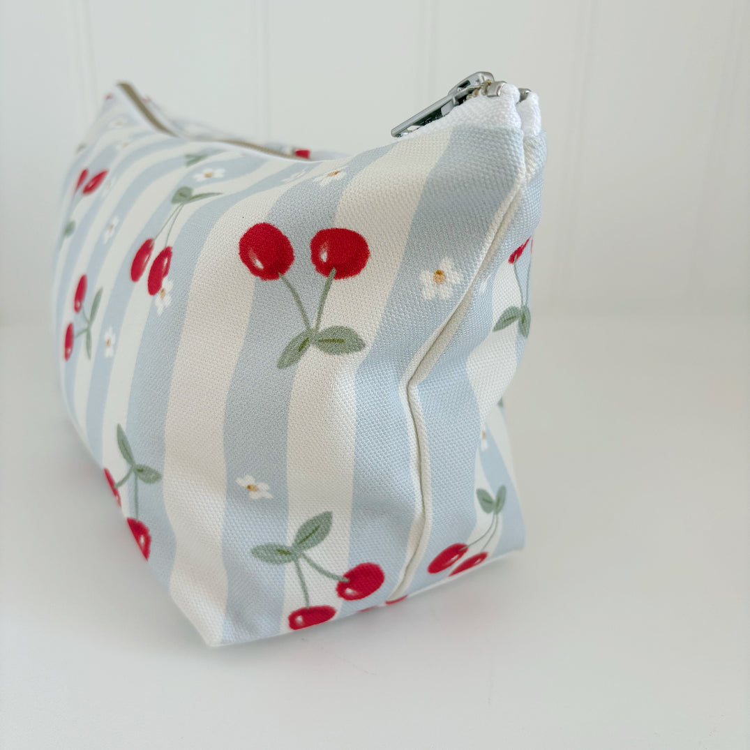 Nappy Wallet - Cherry Stripe
