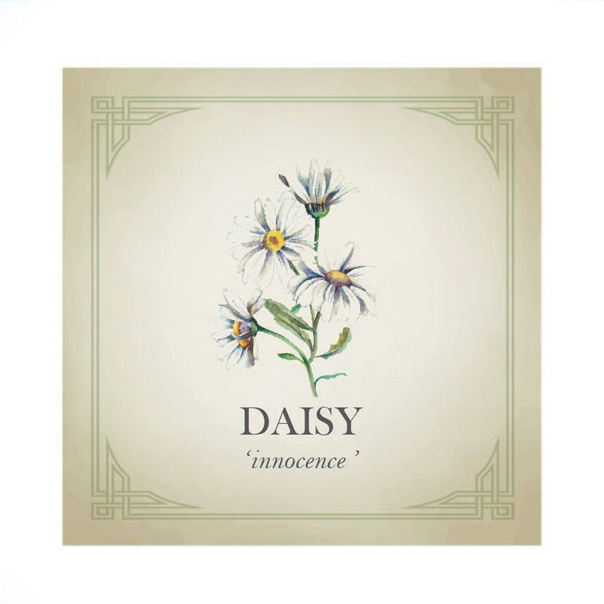 Daisy Flower Silver & Solid Gold Charm