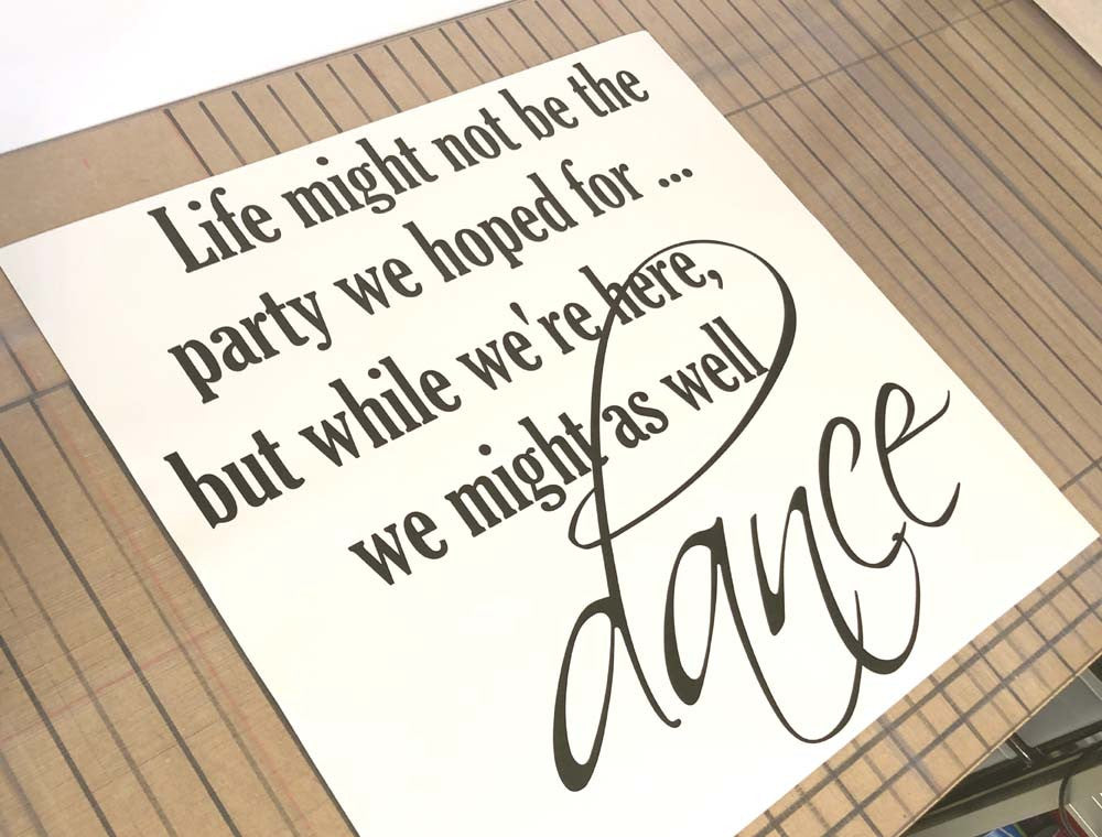 Motivational Dance Wall Quote Sticker Decal