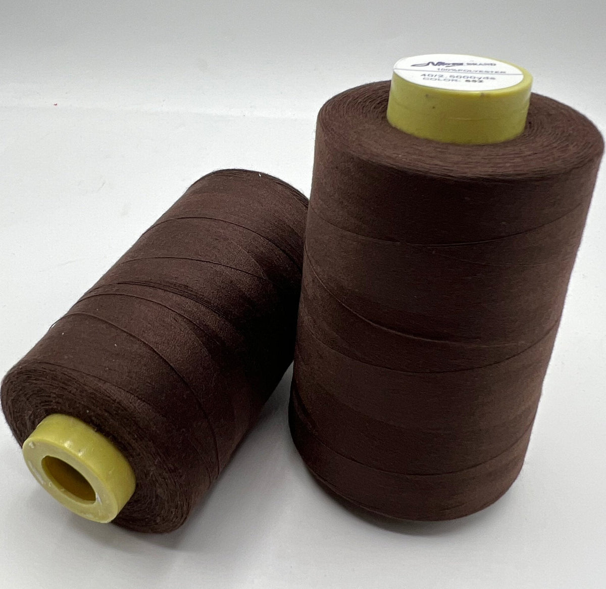 Dark Chocolate Brown Sewing Thread Spun Polyester 120's Overlocking 5000 Yard