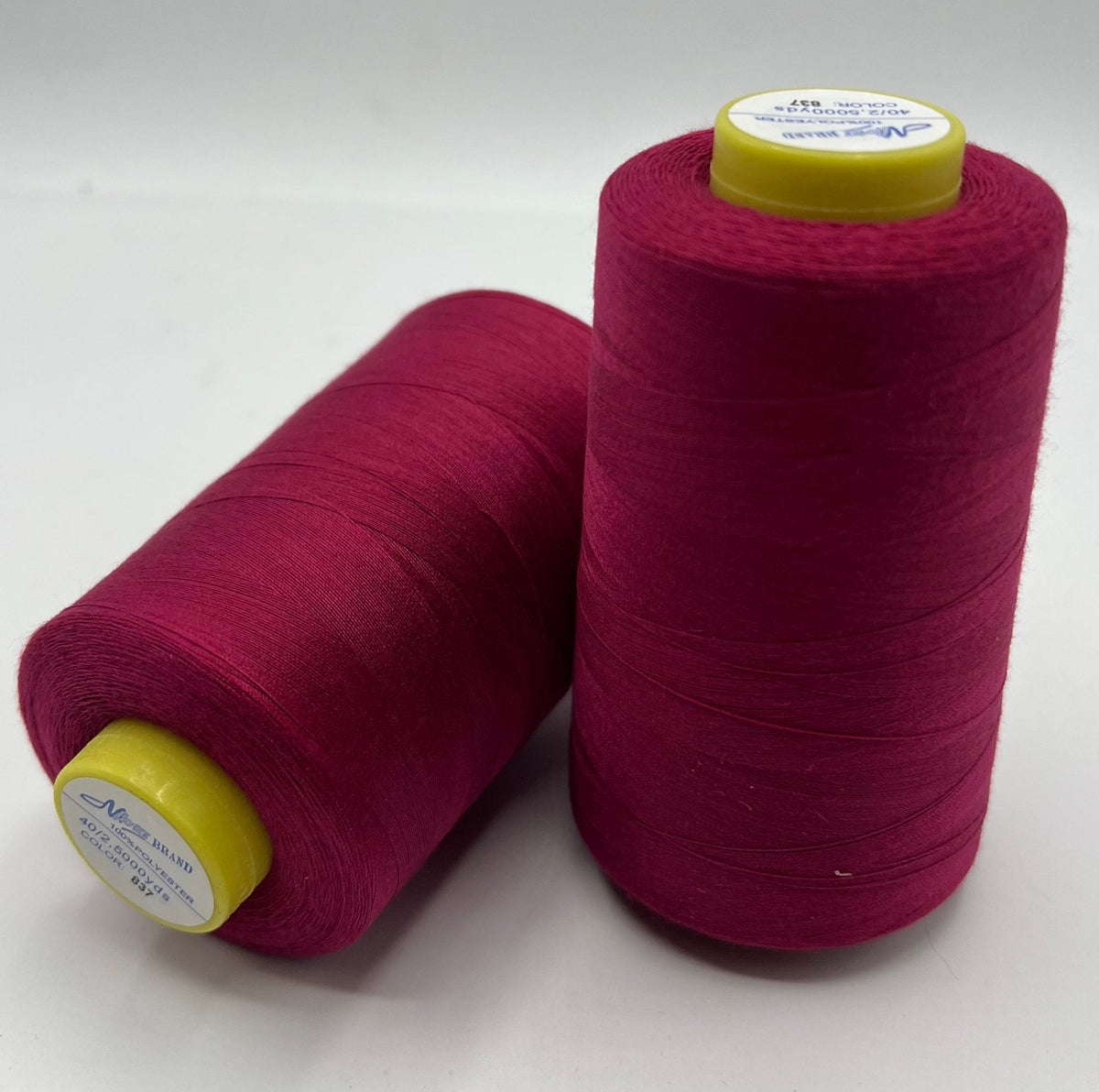 Dark Magenta Sewing Thread Spun Polyester 120's Overlocking 5000 Yard