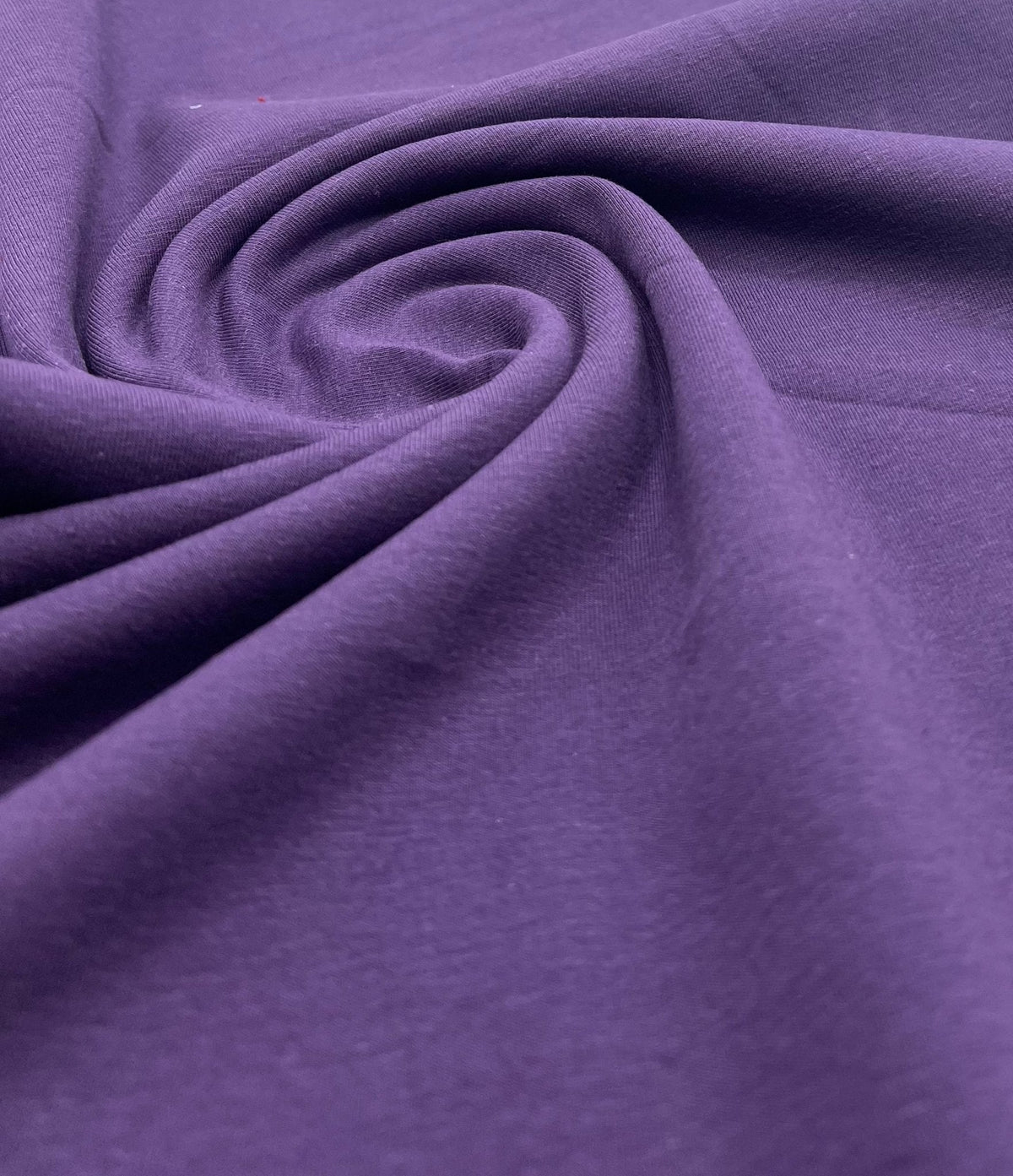 Dark Purple Cotton Stretch Jersey 240 GSM 92/8 Lycra 4 Way Stretch