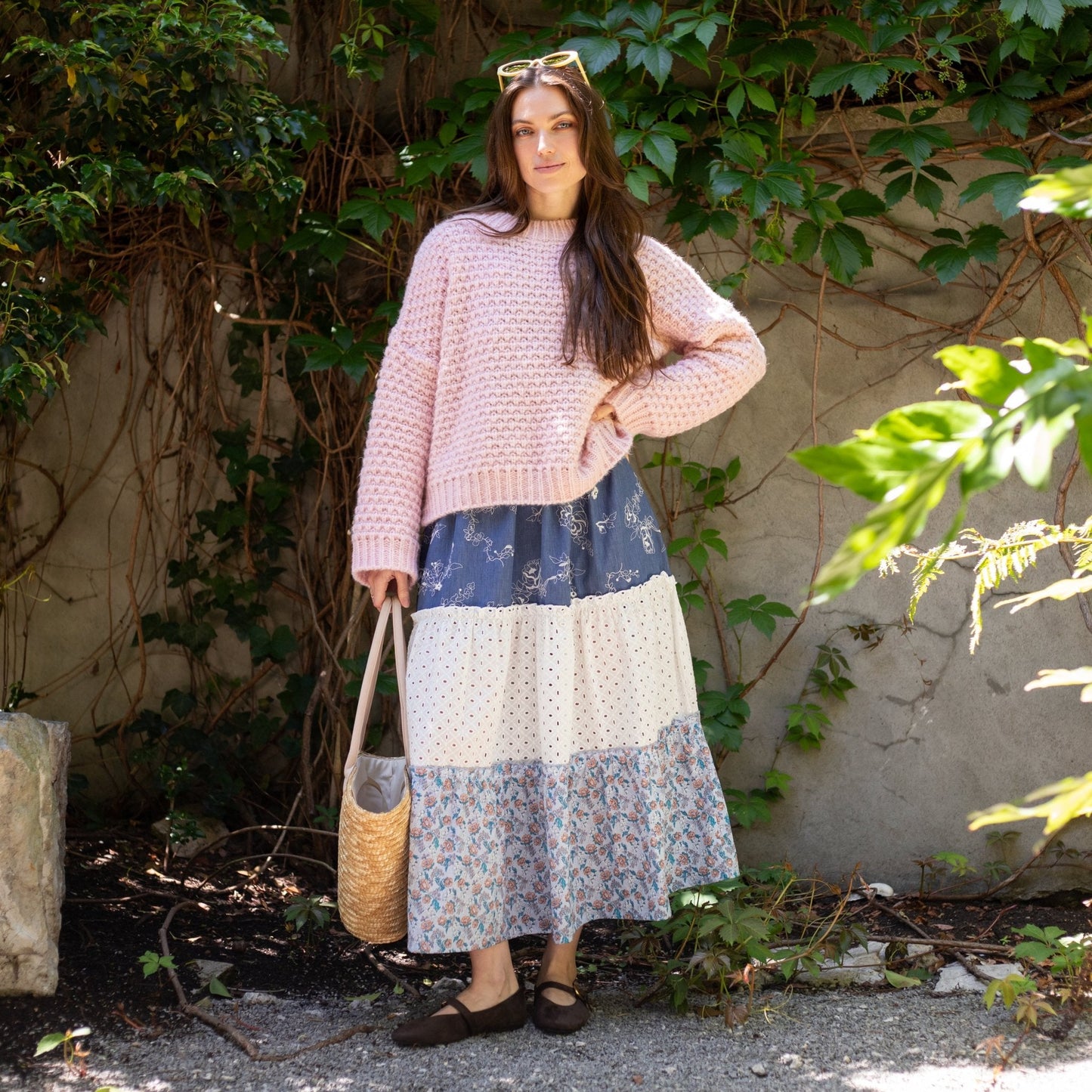 Darwin Relaxed Chunky Knit Jumper Pink