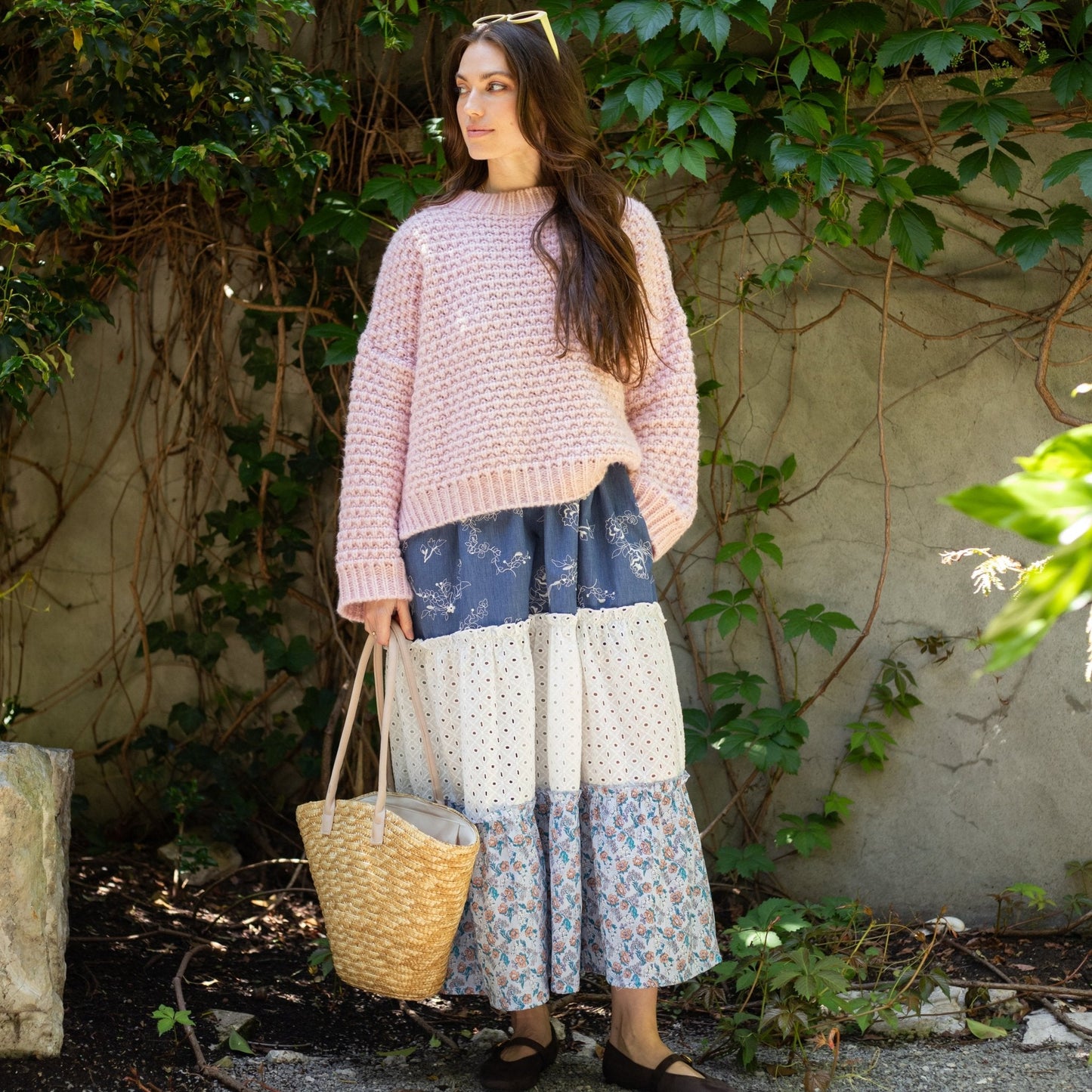 Darwin Relaxed Chunky Knit Jumper Pink