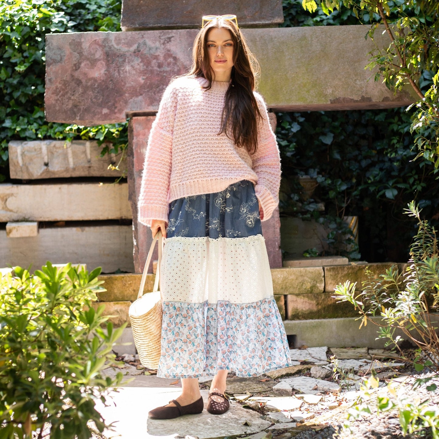 Darwin Relaxed Chunky Knit Jumper Pink