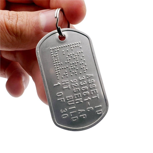Data Matrix ID ASSET TAG for Identification and Keeping of Valuable / Important Assets - Industrial Applications - Suitable for Applications