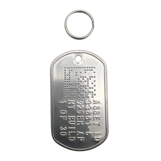 Data Matrix ID ASSET TAG for Identification and Keeping of Valuable / Important Assets - Industrial Applications - Suitable for Applications