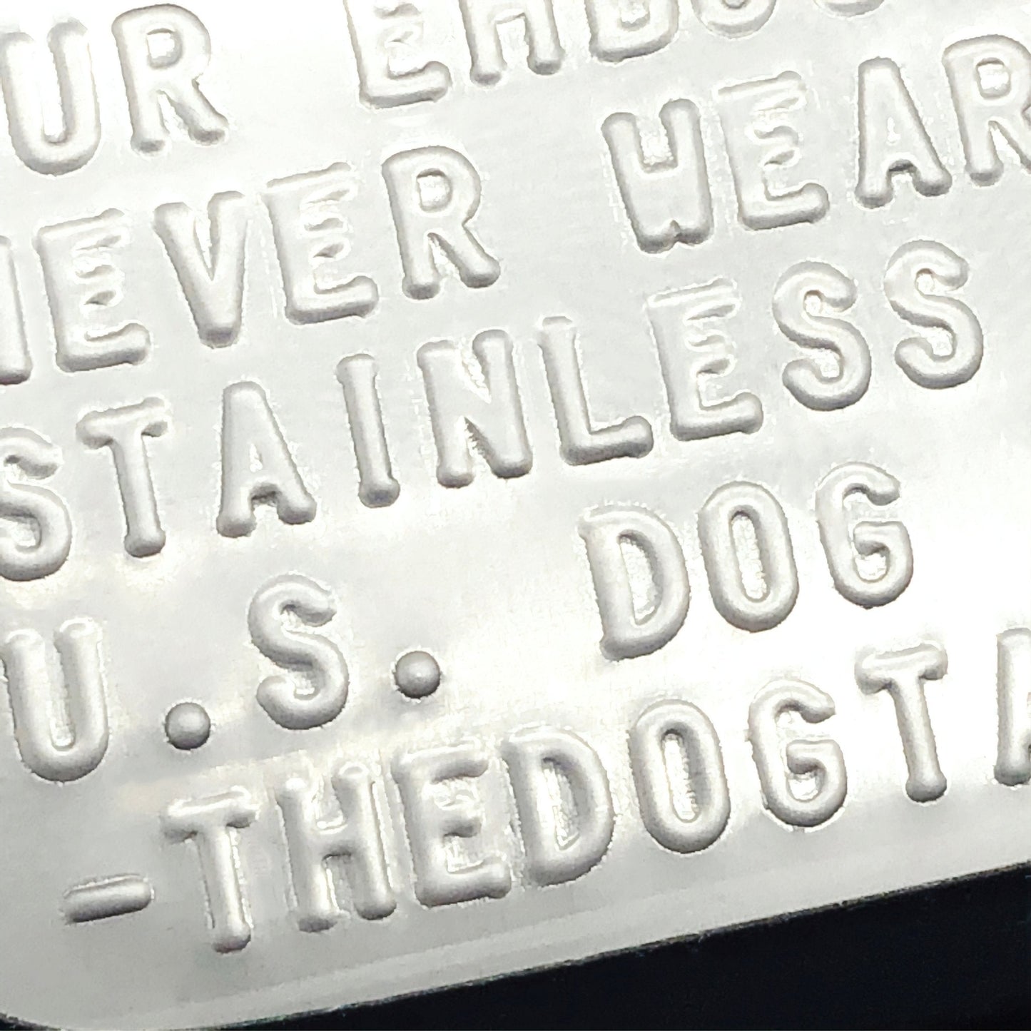 David “Dave” Joseph Katz Umbrella Academy Military Dog Tags Prop Replica - Stainless Steel - Chains&Silencers Included