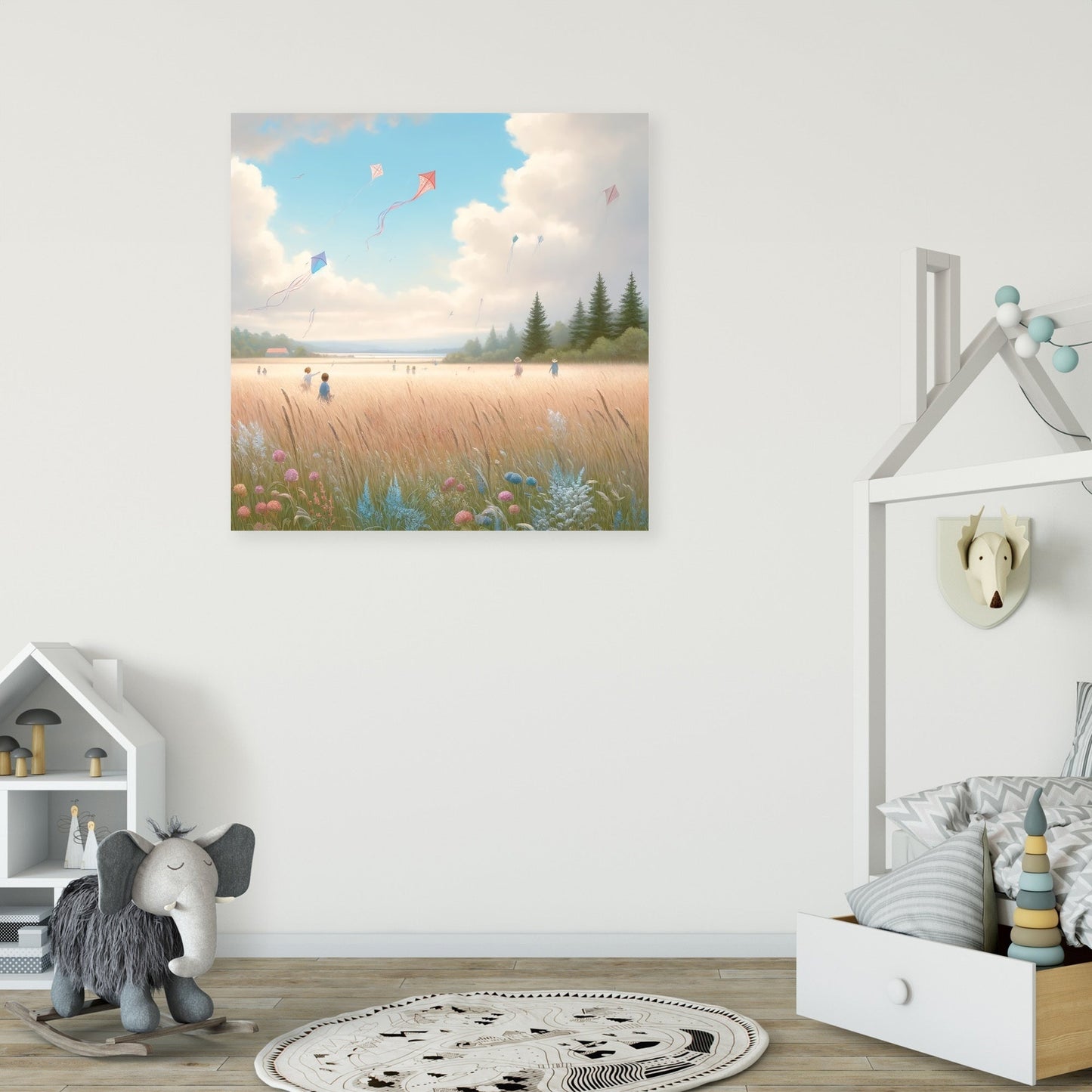 Kite Flyers Canvas