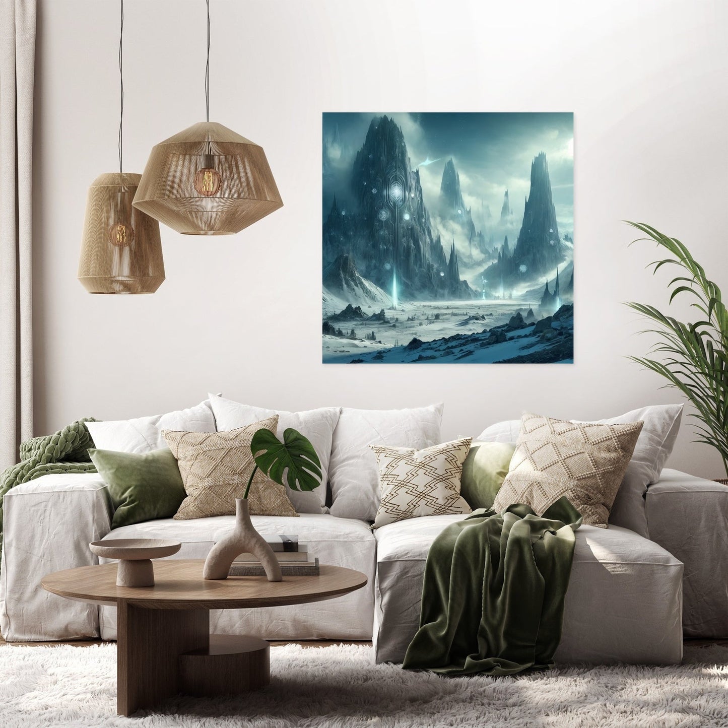 At the Mountains of Madness Canvas