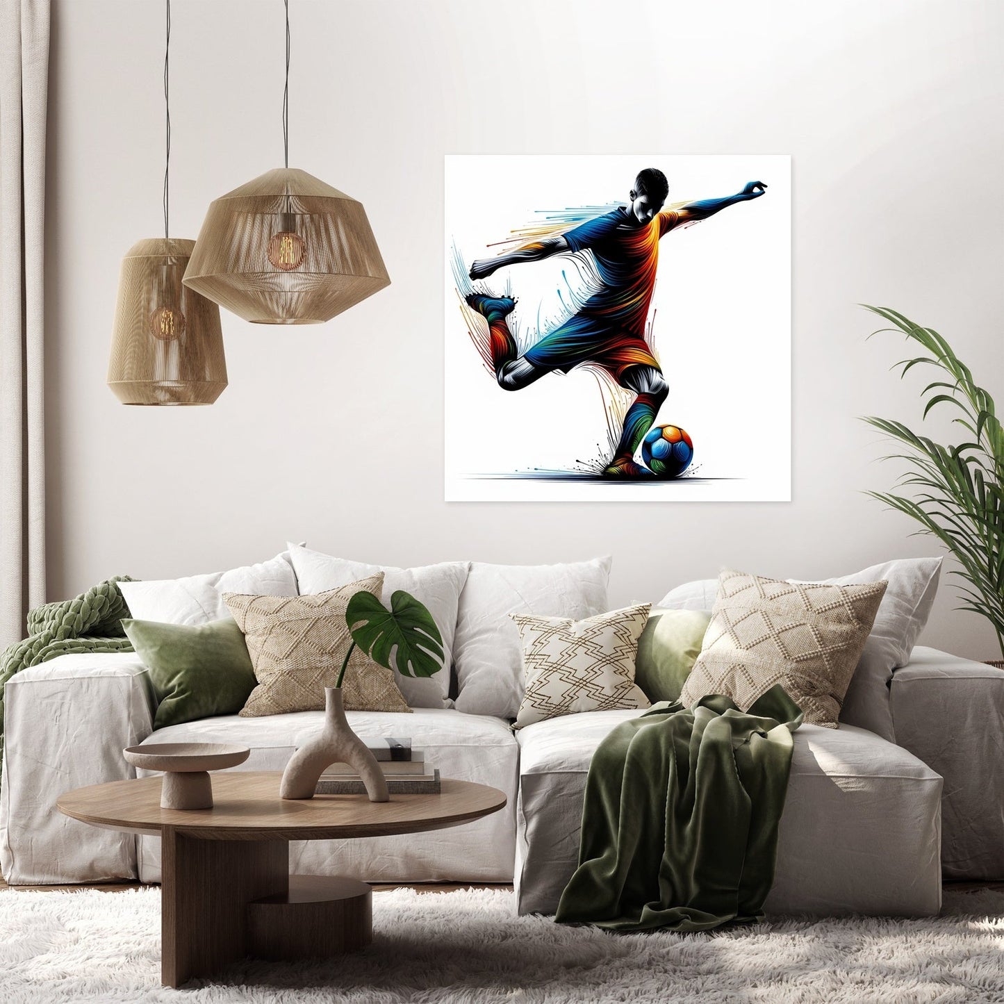 Dynamic Football Canvas