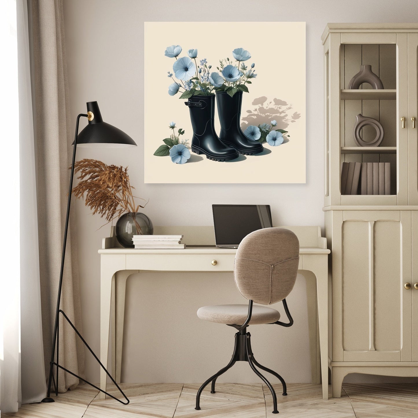 Spring's Gentle Steps Canvas