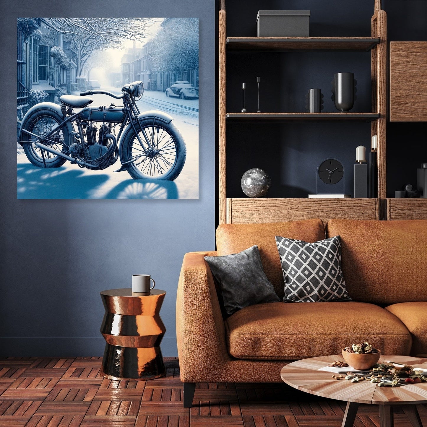 Winter's Pause Canvas