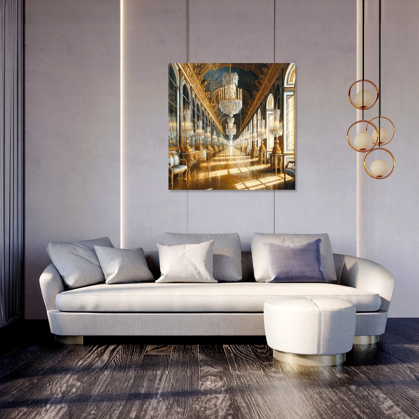 Hall of Mirrors Versailles Paris Canvas