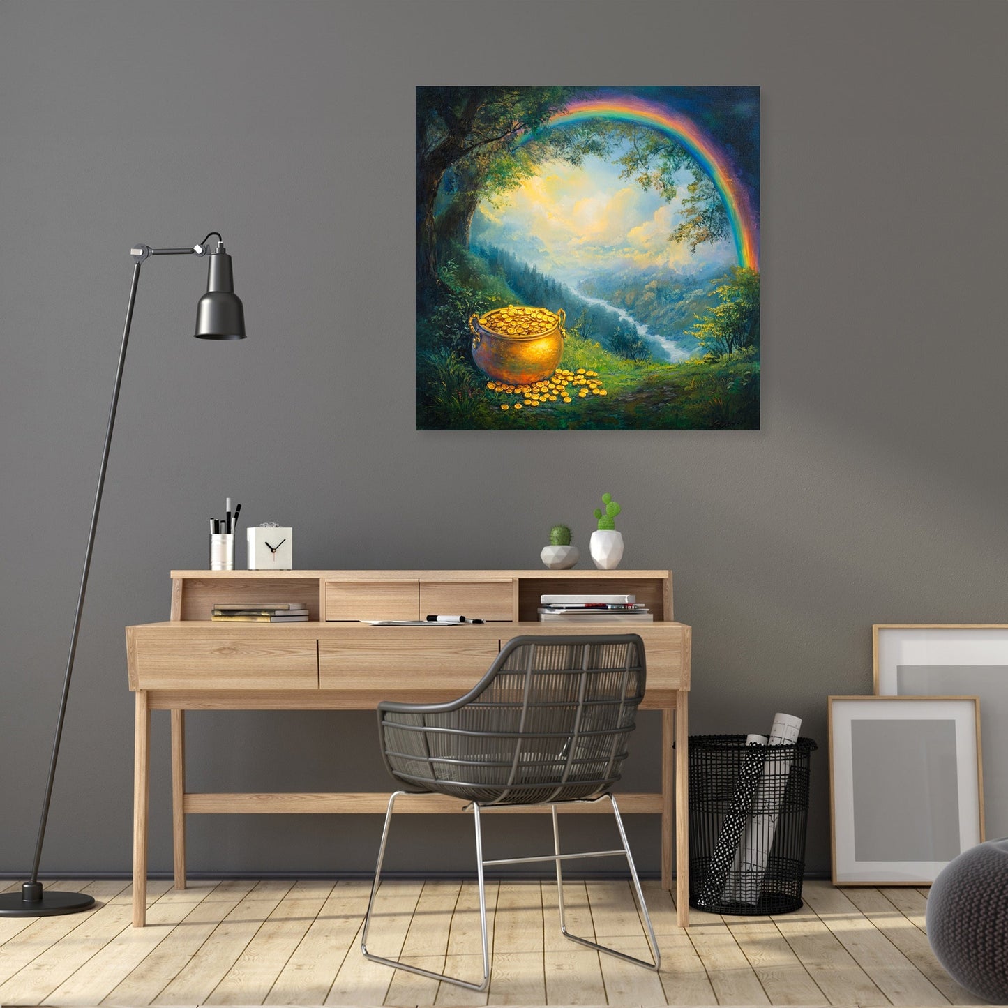 Golden Pot of Dreams Canvas