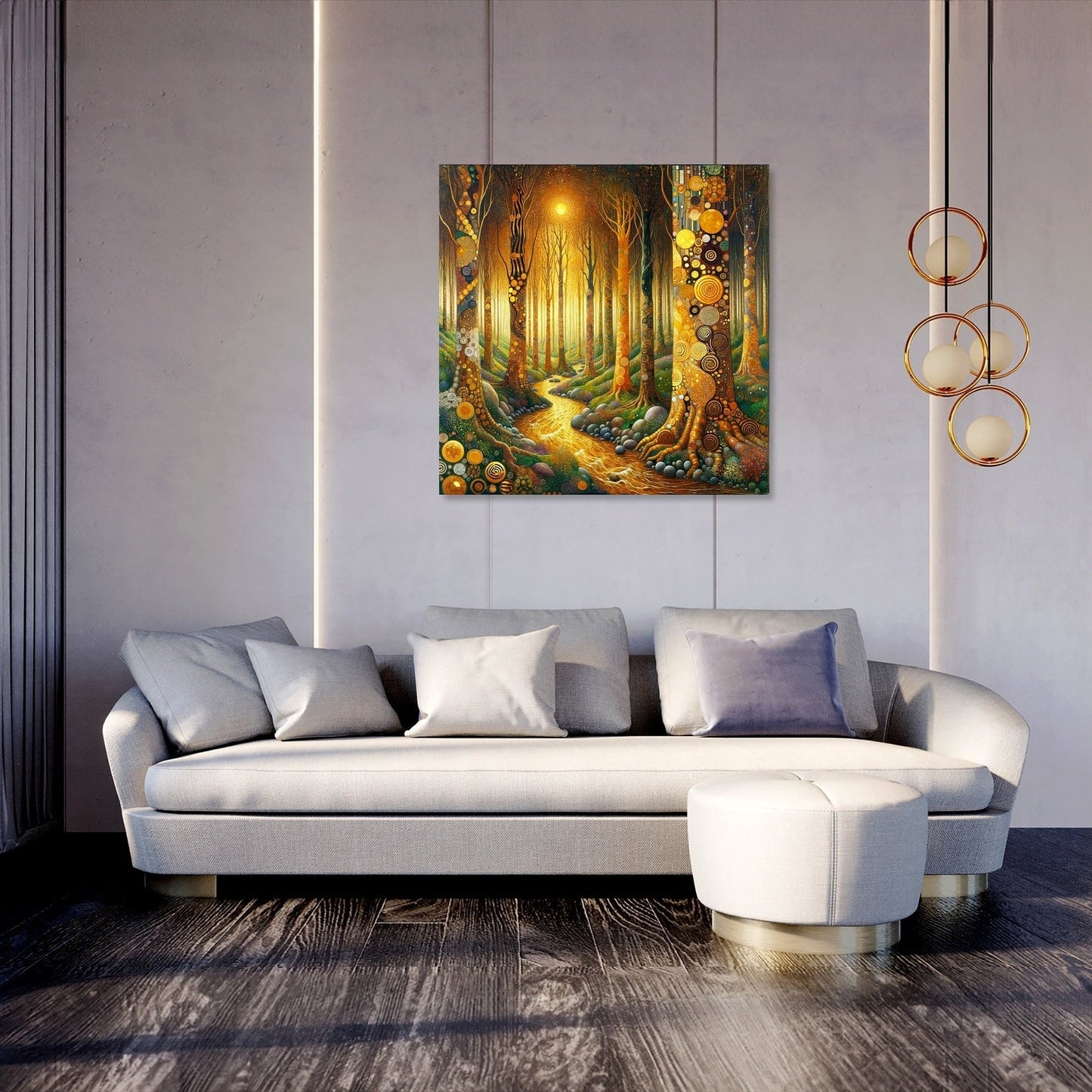 Enchanted Magical Forest Canvas