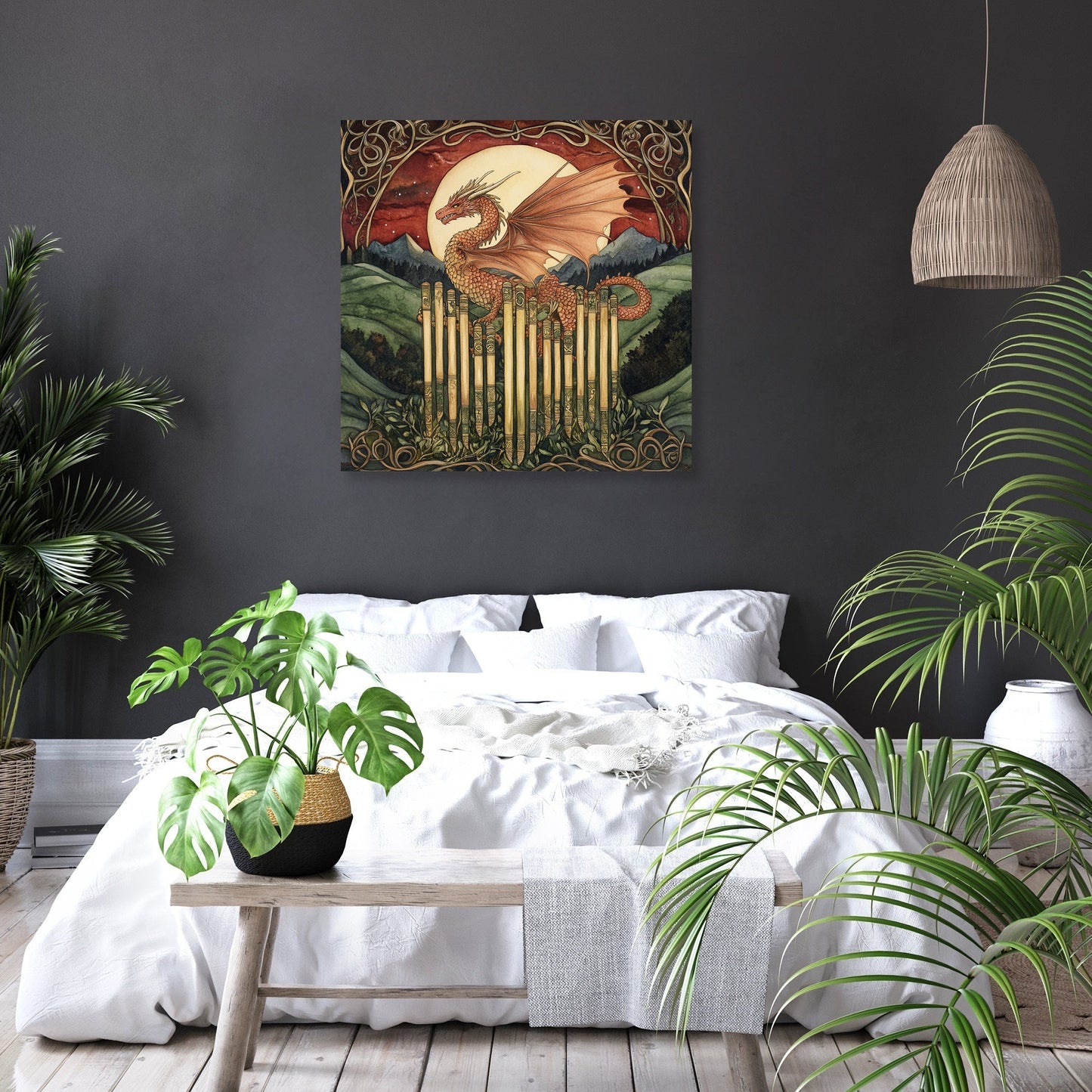 Welsh Dragon Harmony Canvas