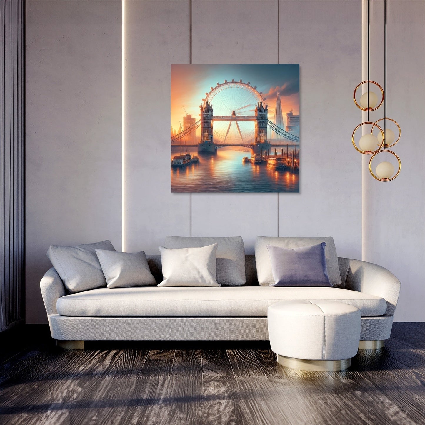 London Dusk Transition Canvas
