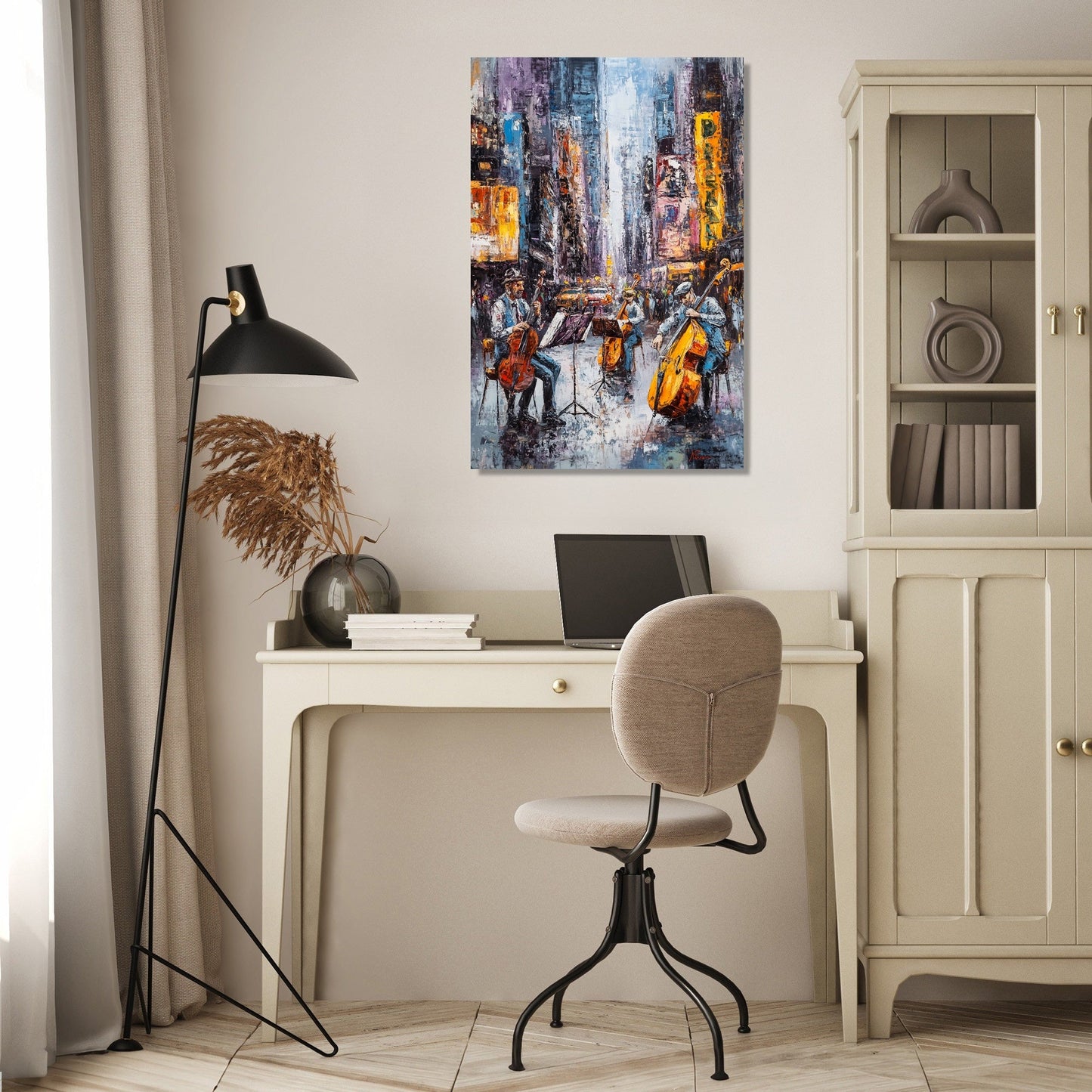 Melodic Metropolis Canvas