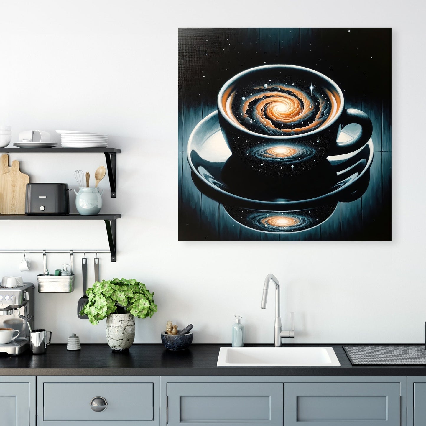 Cosmic Crema Espresso Canvas