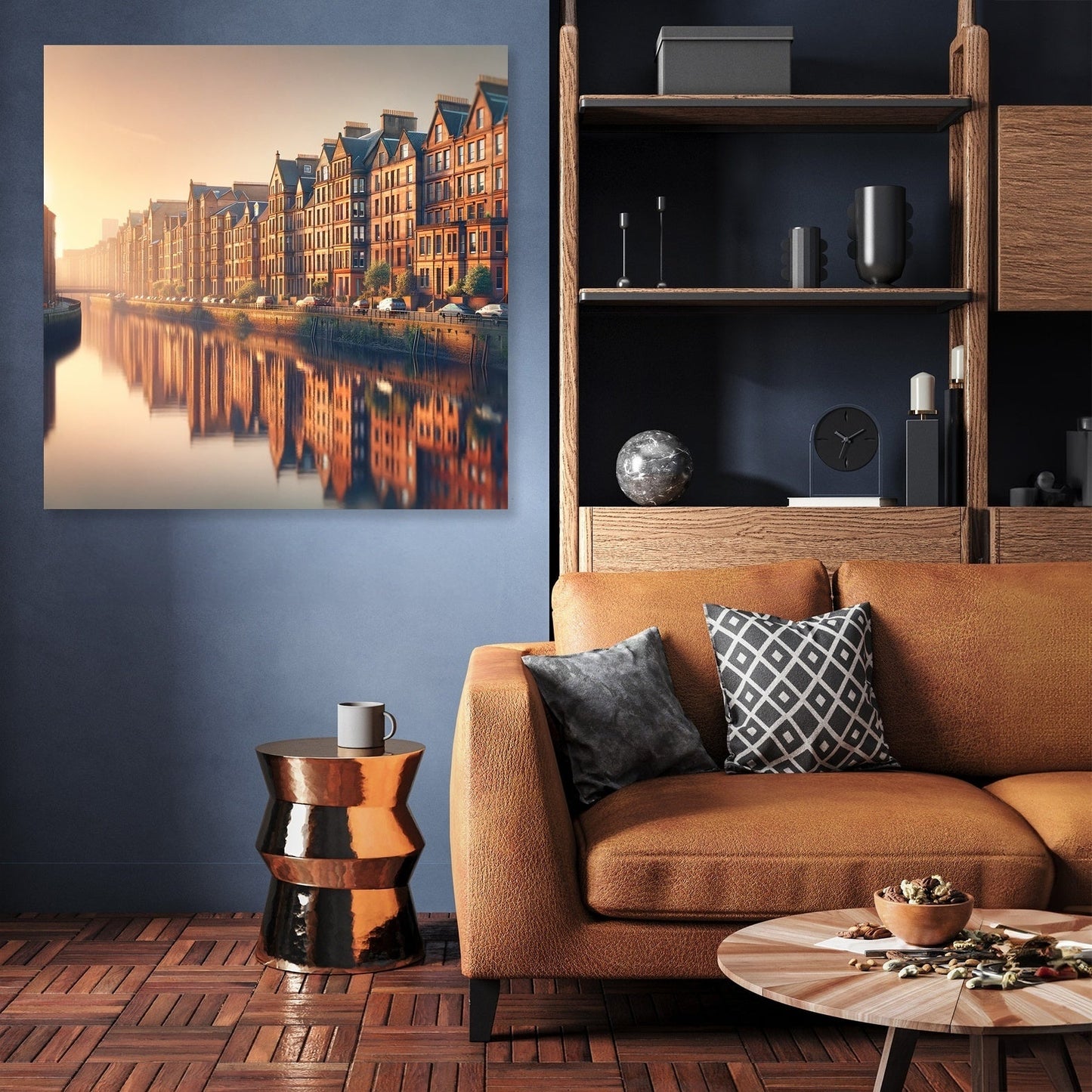 Sunset Serenity Glasgow Canvas