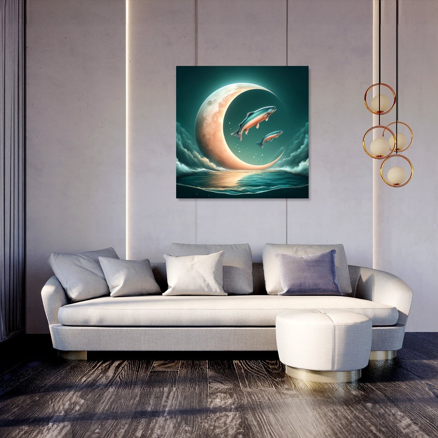 Lunar Leap Canvas