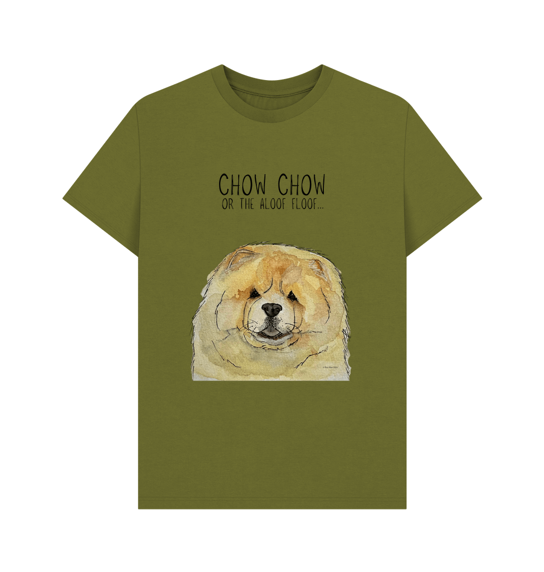 Fawn Chow Chow "Aloof Floof" Men's T-Shirt – Style with a Fluffy Twist!