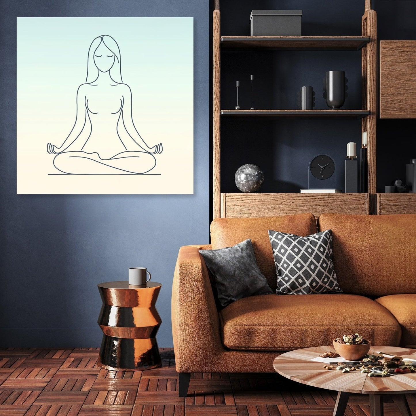 Serenity in Lotus Canvas