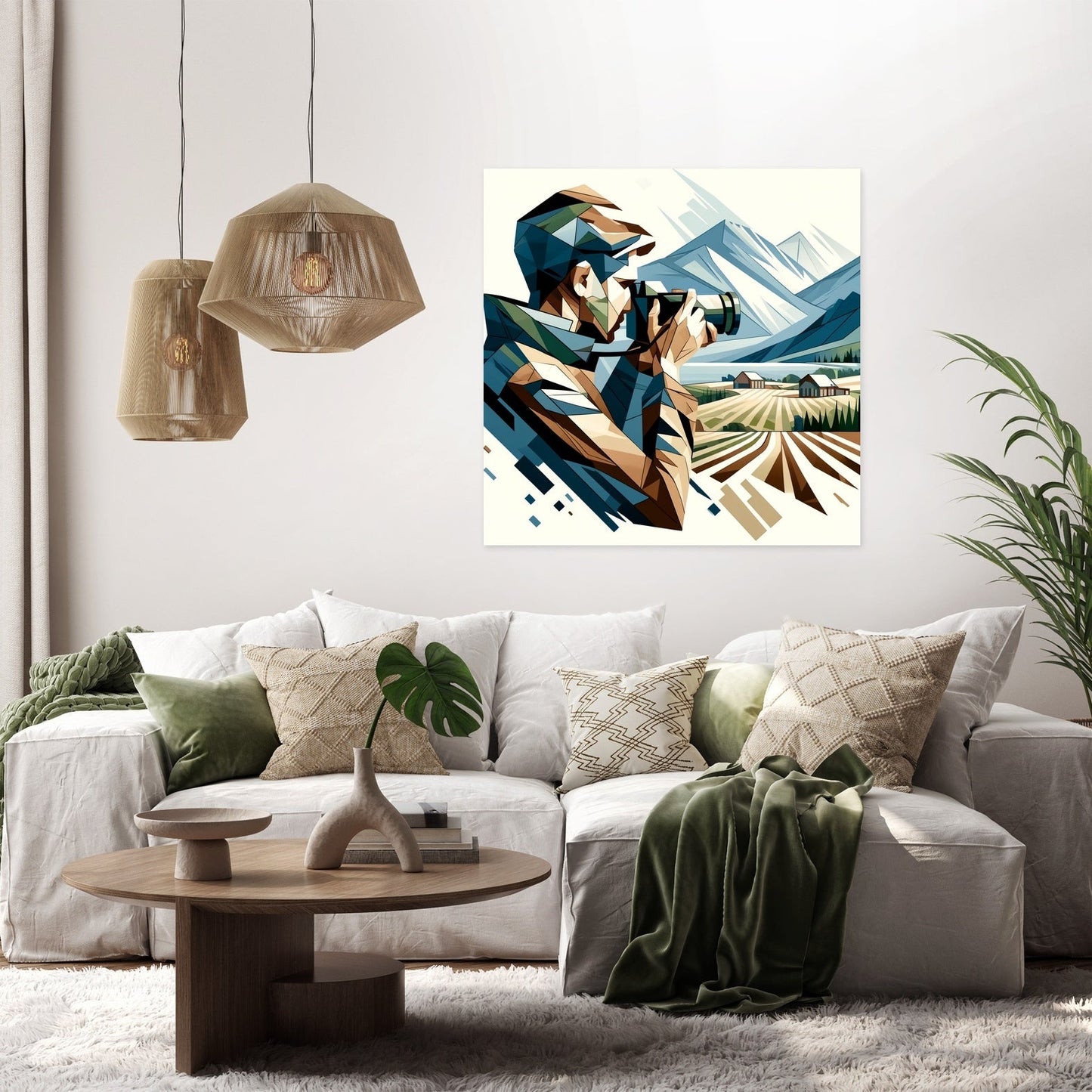 Cubist Photography Canvas