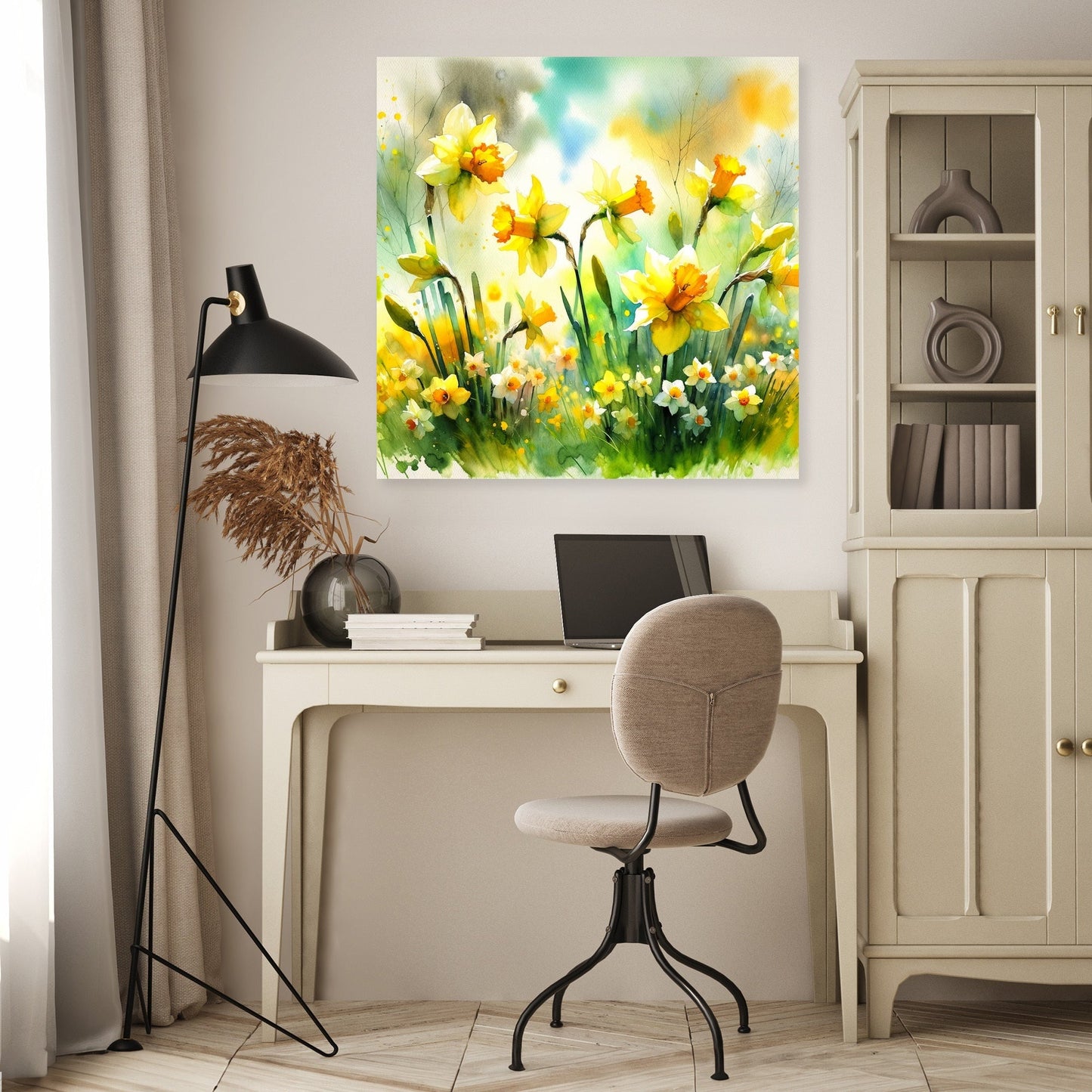Spring's Joyful Dance Canvas