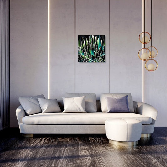 Neon Metropolis Canvas