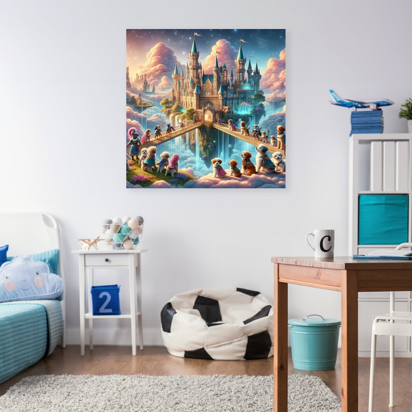Skyward Castle Canvas