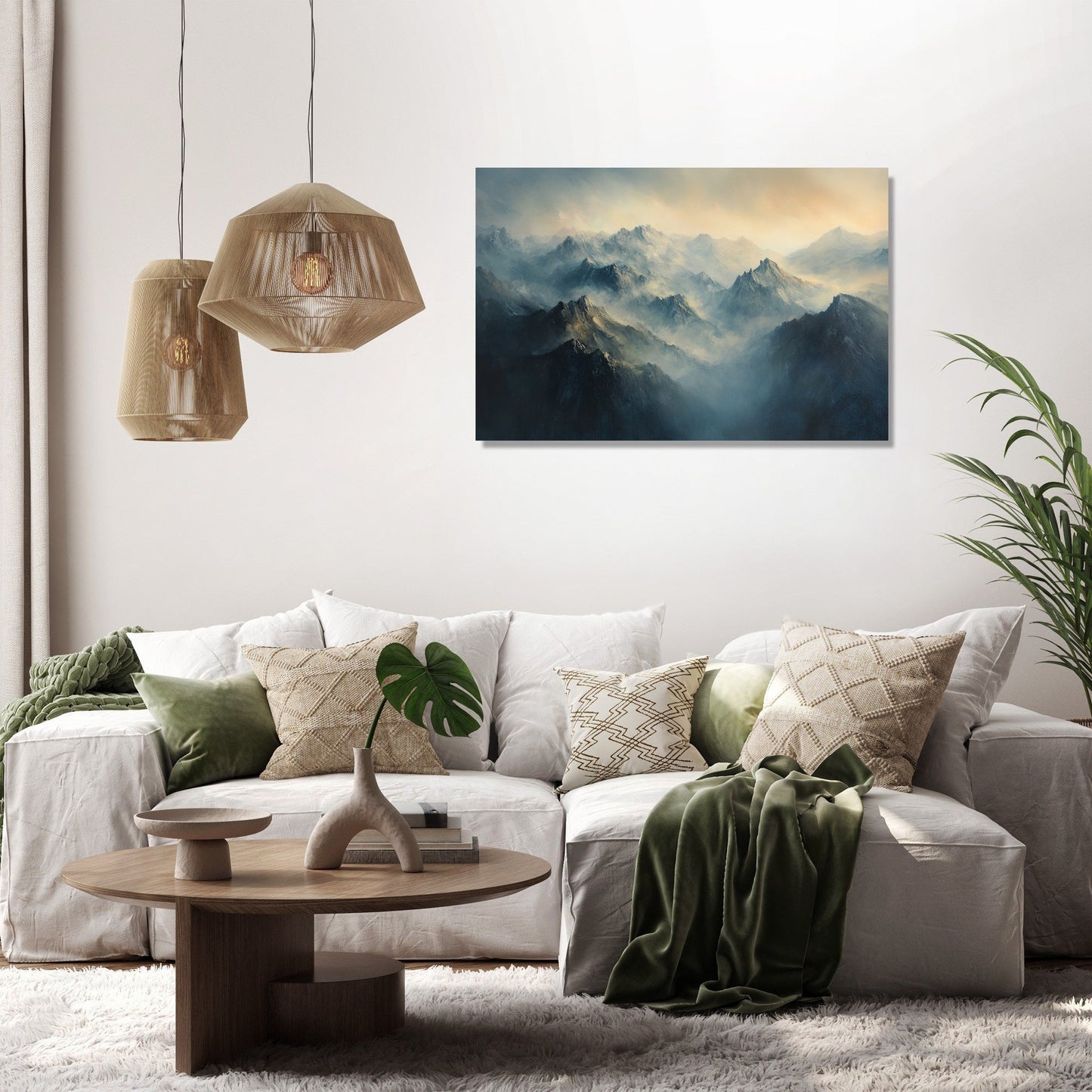 The Whispering Peaks Canvas