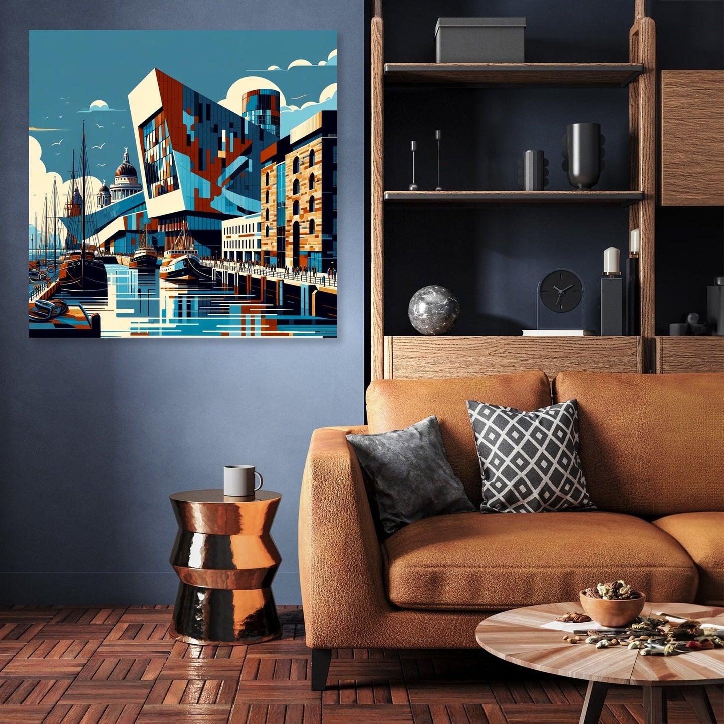 Liverpool Merseyside Maritime Modernism Canvas