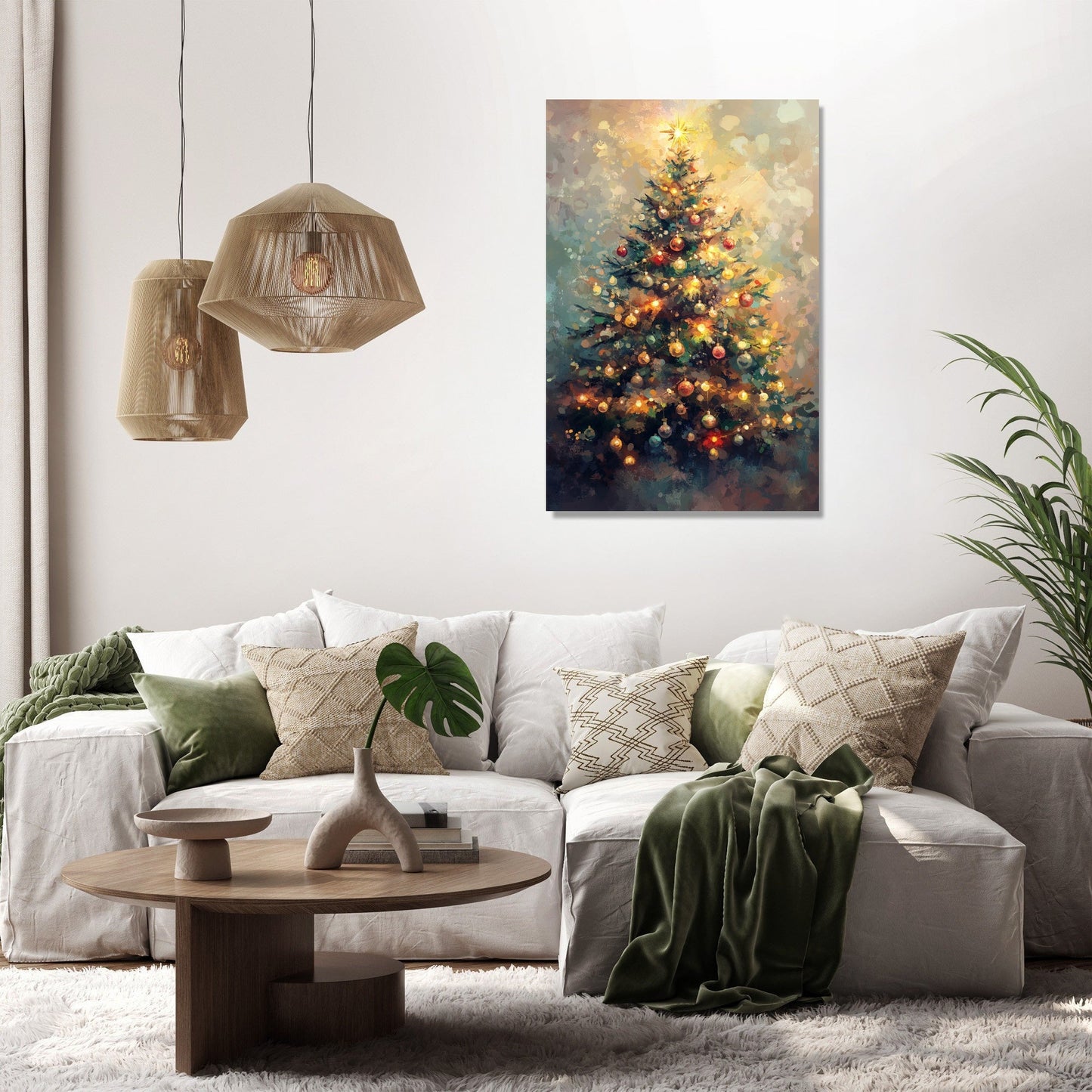 Festive Glow Canvas