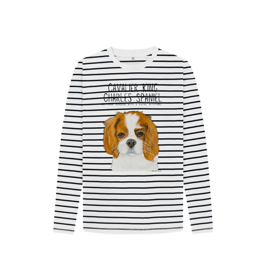 Paws, Stripes & Royal Vibes: Eco Breton Tee for Your Mini Monarch