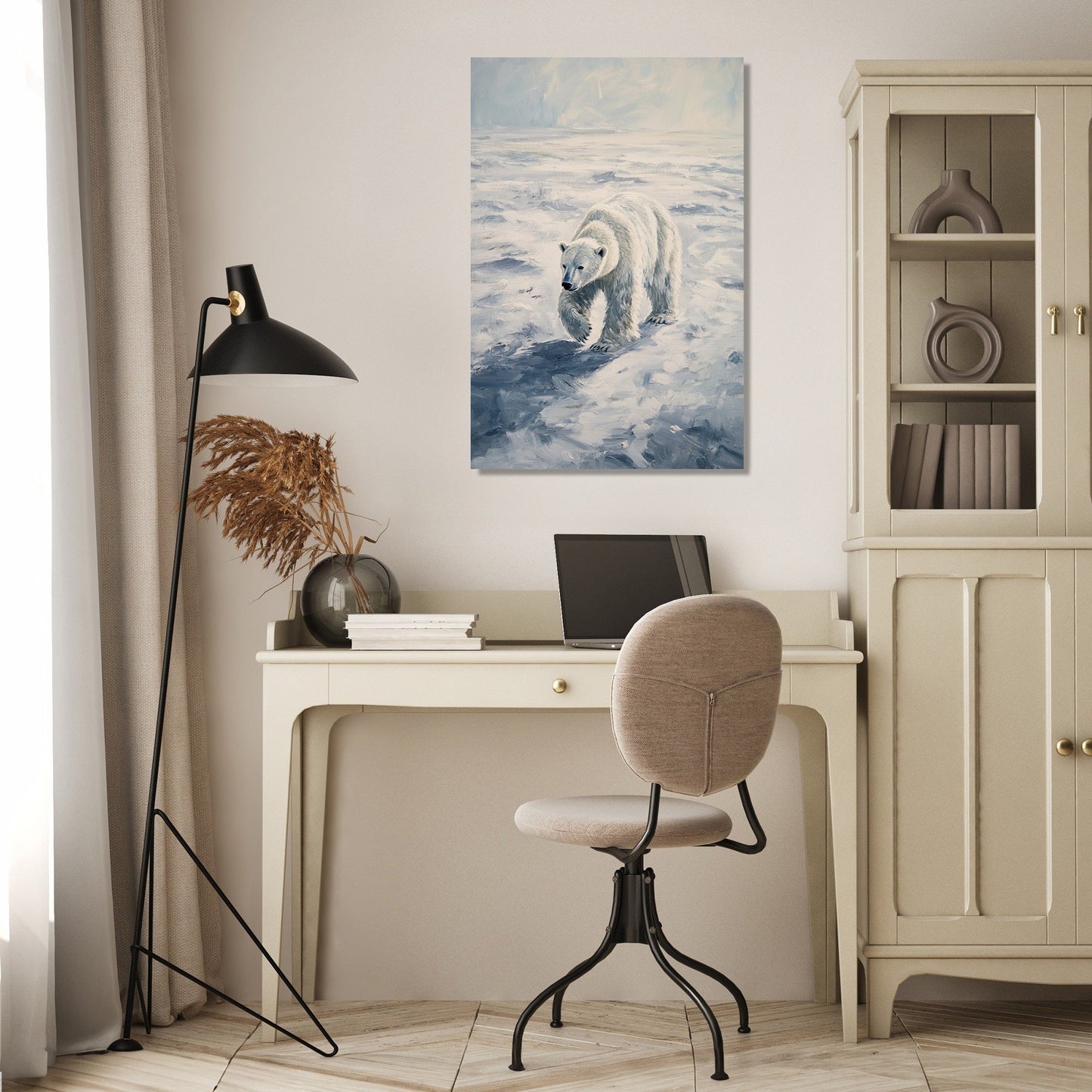 Polar Bear Wanderer Canvas