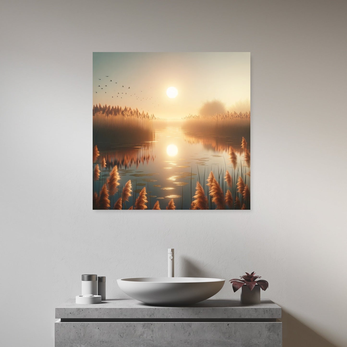 Marshland Sunrise Canvas