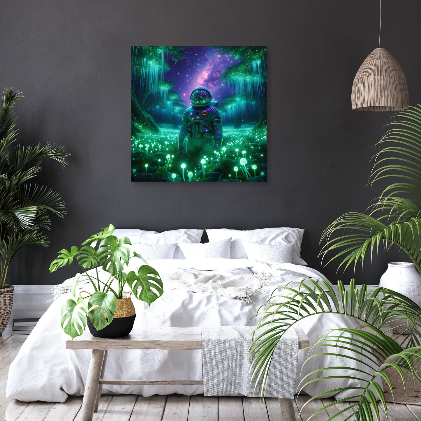 Cosmic Jungle Canvas