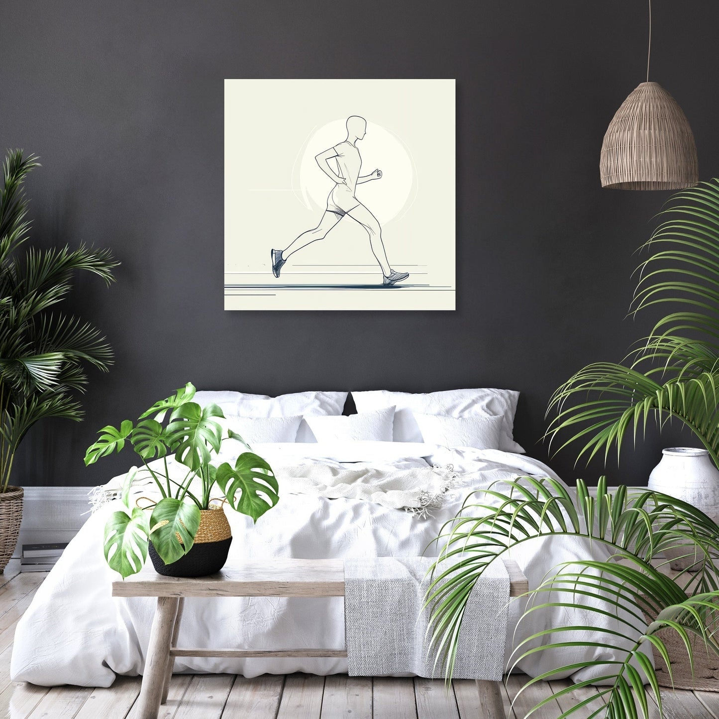 Graceful Runner Canvas