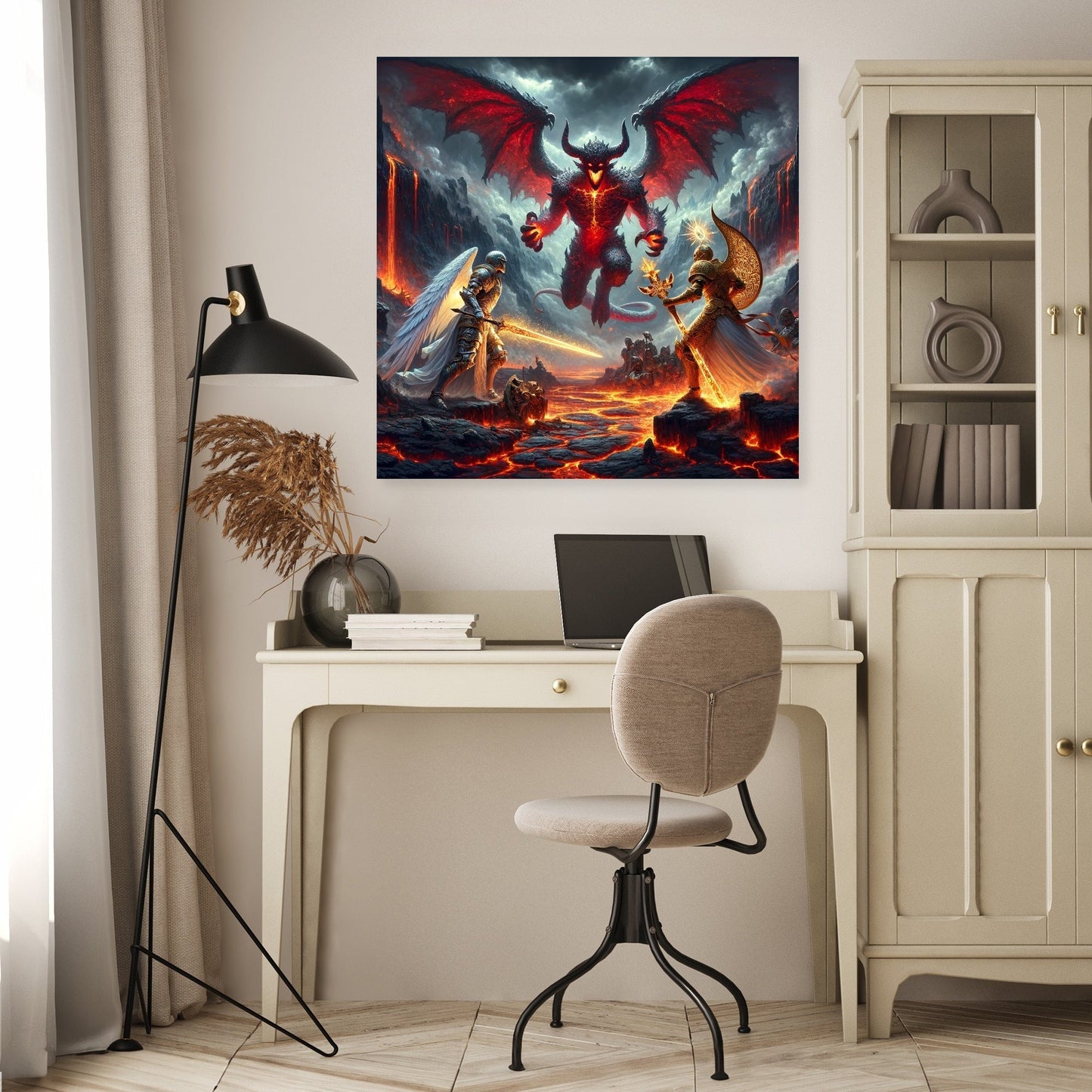 Crater Clash Canvas