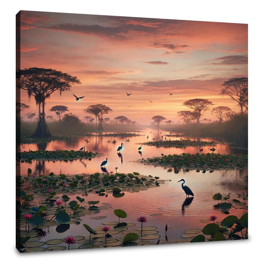 Pantanal Dusk Canvas